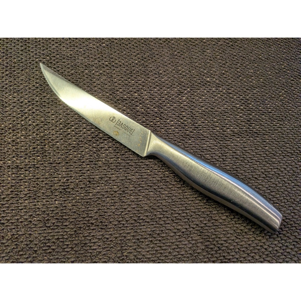 Basque Gourmet Stainless Steel Steak Knife Modern Ergonomic Cutlery